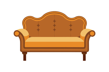 sofa isolated on white background