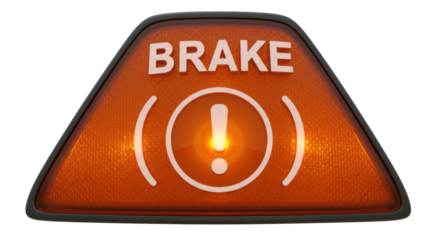 Isolated Break Car Light