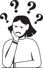 man with question mark