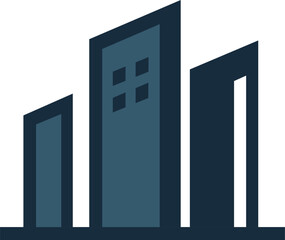 a building icon with a window and a window