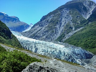 Fox Glacier, New Zealand – View from the Valley Floor (2008)