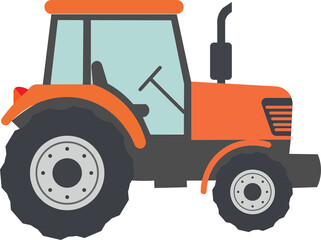 tractor isolated on white background