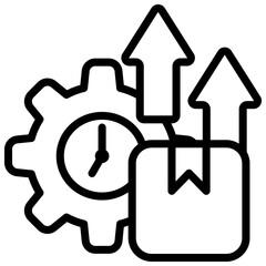 Productivity Outline Icon