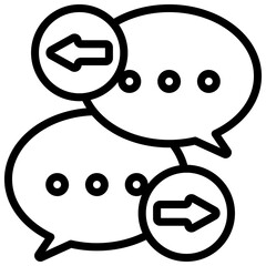 Communication Outline Icon