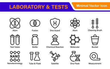  Public utilities linear signed icon collection. Signed thin line icons collection. Set of public utilities simple outline icons.