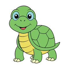 Funny turtle cartoon