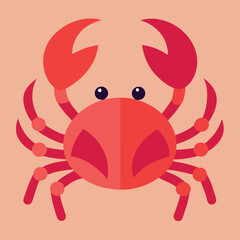 Crab vector. 