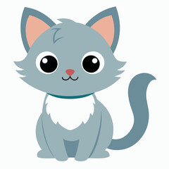 Cute little kitten. 