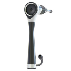 3D rendering of an otoscope on white background