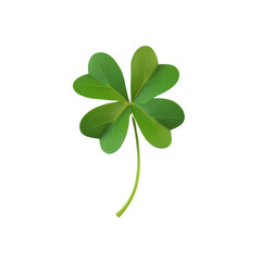 Four-Leaf Clover, Lucky Charm, Green Plant