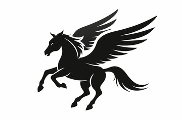 horse silhouette vector
