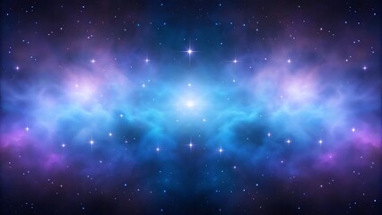 Naklejka premium Cosmic nebula, stars, and galaxies in space.