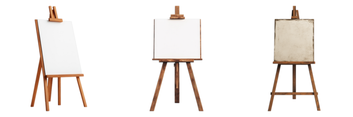 Easel isolated on transparent background. PNG , se of