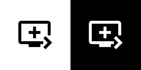 Computer Plus Icon
