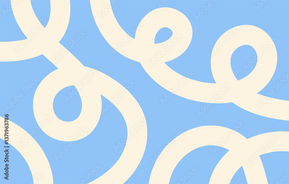 Fototapete abstract horizontal background with dynamic linear waves. trendy vector illustration in style retro 