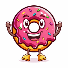 Fototapeta premium donuts mascot logo