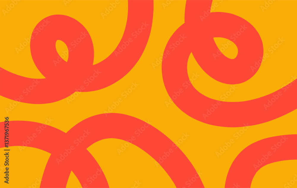 Leinwandbilder abstract horizontal background with dynamic linear waves. trendy vector illustration in style retro 