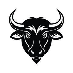 Buffalo Head Logo Vector