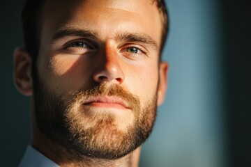 Obraz premium Man portrait with beard