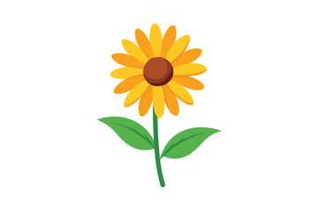 Fototapeta premium sunflower isolated on white background