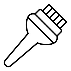 Hair dye brush Icon