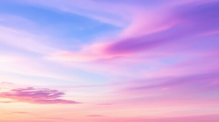 Obraz premium Dreamy sky, pastel clouds