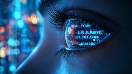 Futuristic AI Eye – Cybernetic Vision and the Future of Human-Machine Integration. Generative AI
