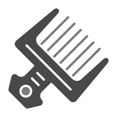 Afro comb Icon