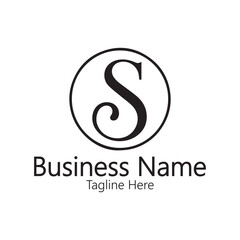 Fototapeta premium Letter S Business logo icon vector Illustration