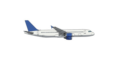Fototapeta premium Commercial Jet Airplane