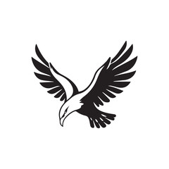 Fototapeta premium Eagle Logo Vector Art Icons and Graphics