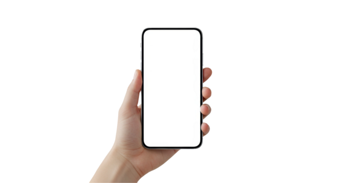 Hand Holding Smartphone