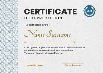 award certificate template design, Certificate of Appreciation template, Certificate of achievement, awards diploma. day 206