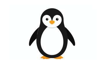 Fototapeta premium penguin on white background