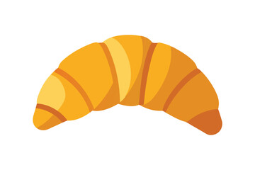 croissant isolated on white