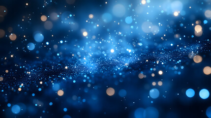 blue bokeh background