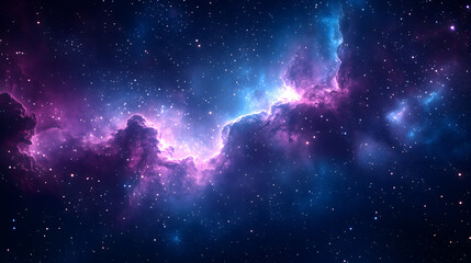 space nebula with stars