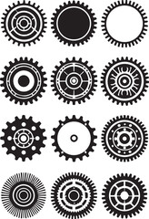 Collection of gear wheels f.eps