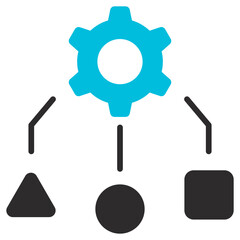 Allocation Glyph Blue Grey Icon