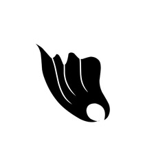 super hero cape silhouette