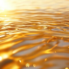 Golden water ripples