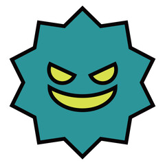 ウイルス　イラスト　ベクター