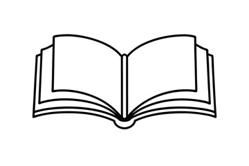 Open Book Icon Reading, Knowledge, Learning, Education, Literature
