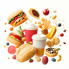 Isometric 3D Food Icons – Modern and Eye-Catching