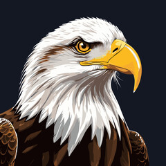 flying eagle vector art for graphic design needs