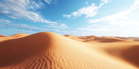 Desert Oasis Wallpaper with Golden Dunes and Lush Palm Trees for Exotic Scenery, Nature-Inspired Designs, or Serene Backgrounds