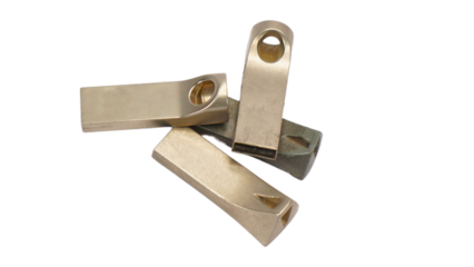 USB Flash Drives Isolated on Transparent Background. PNG File