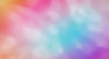 Abstract Watercolor Background with Pastel Colors and Dreamy Texture