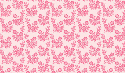 Traditional Slavic folk art floral pattern with vibrant red and black embroidery motifs. Perfect for textile design, craft projects, digital backgrounds and cultural-inspired branding. 