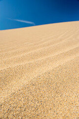 Tottori Sand Dunes – Beautiful Sand Ripples and Blue Sky, Tottori, Japan